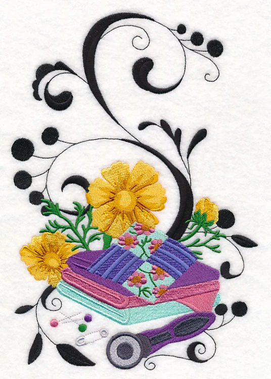 Fanciful Quilting Notions with Cosmos