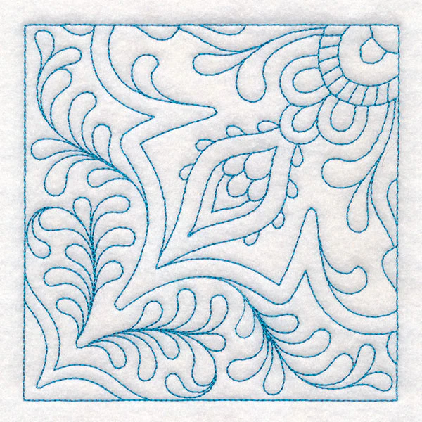 Fanciful Relief Quilting Corner (Double Run) - Image 3