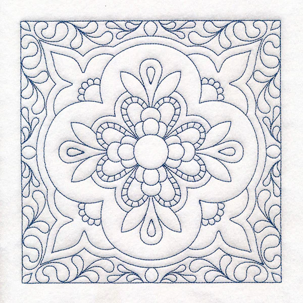 Fanciful Relief Quilting Square (Double Run) - Image 2