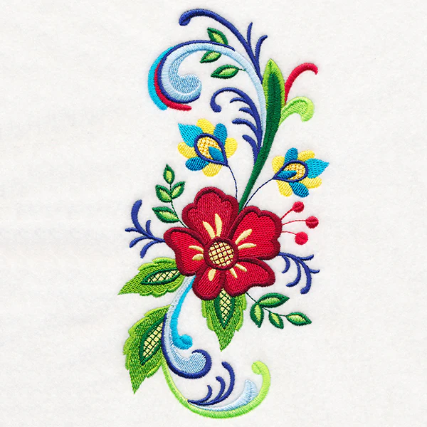 Fanciful Rosemaling Spray - Image 3