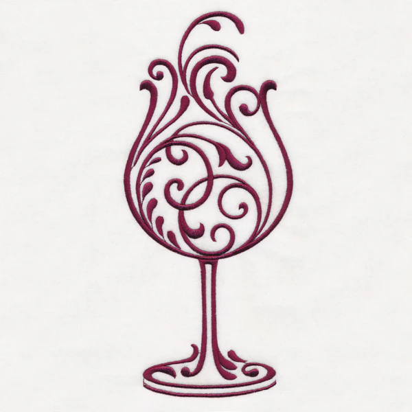 Fancy Filigree Wine Glass - Image 6