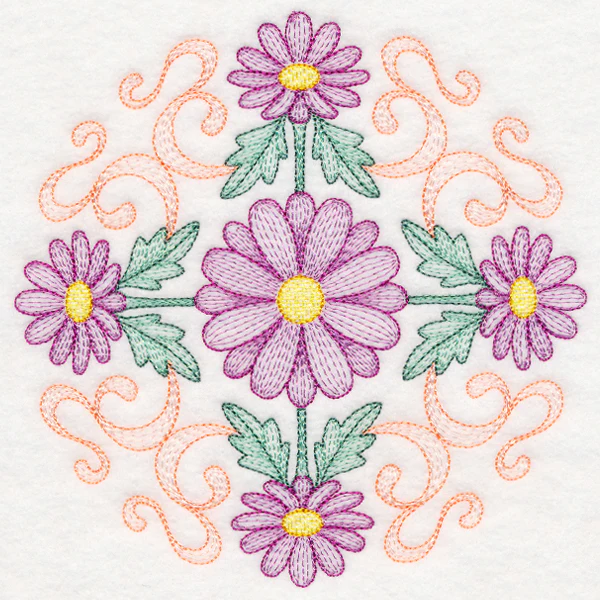Fancy Floral Medallion - Daisy - Image 3