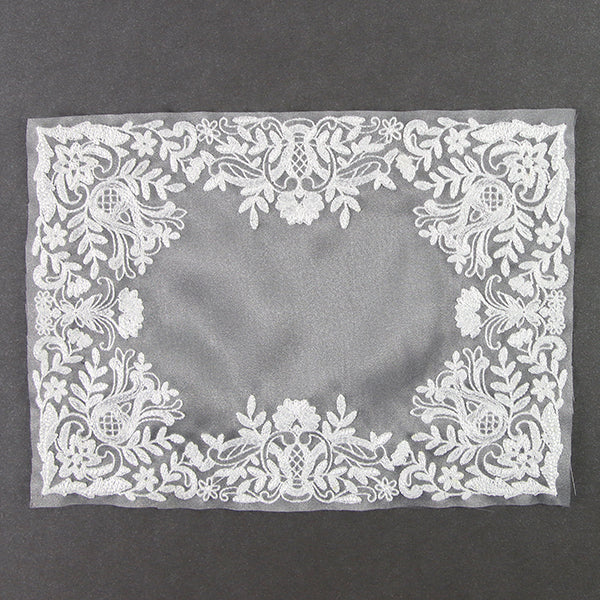 Fancy Florals Doily (Organza) - Image 3