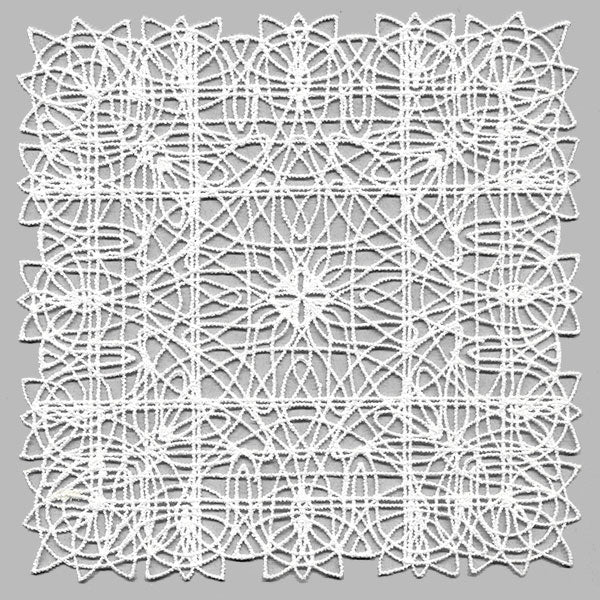 Fancy Lace Decor - Square (Battenburg Lace) - Image 4