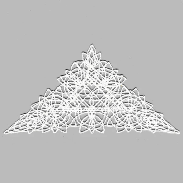 Fancy Lace Decor - Triangle (Battenburg Lace) - Image 4