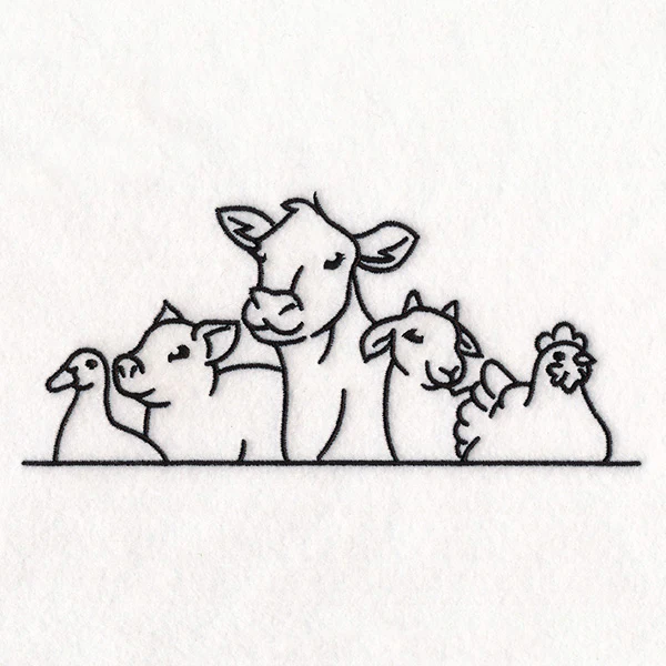 Farm Animals Border - Image 5