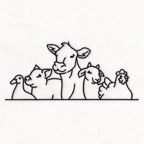 Farm Animals Border - Image 9