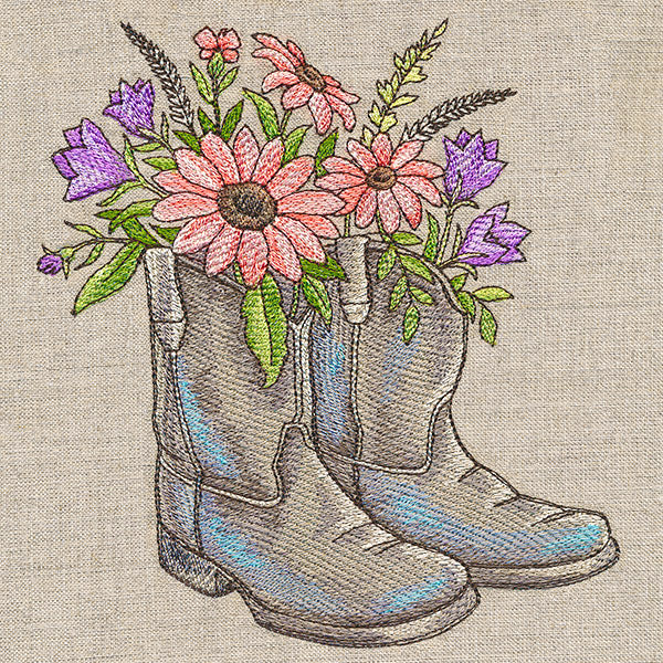 Farm Boots Bouquet - Image 3