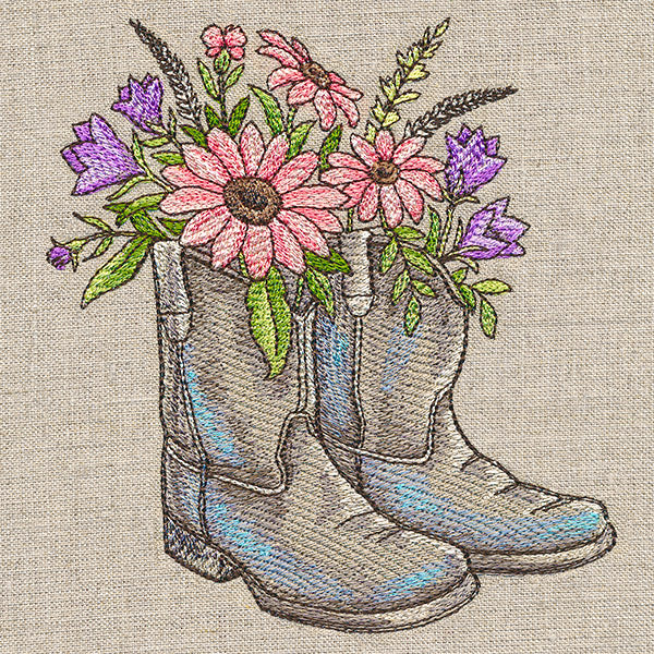 Farm Boots Bouquet - Image 5