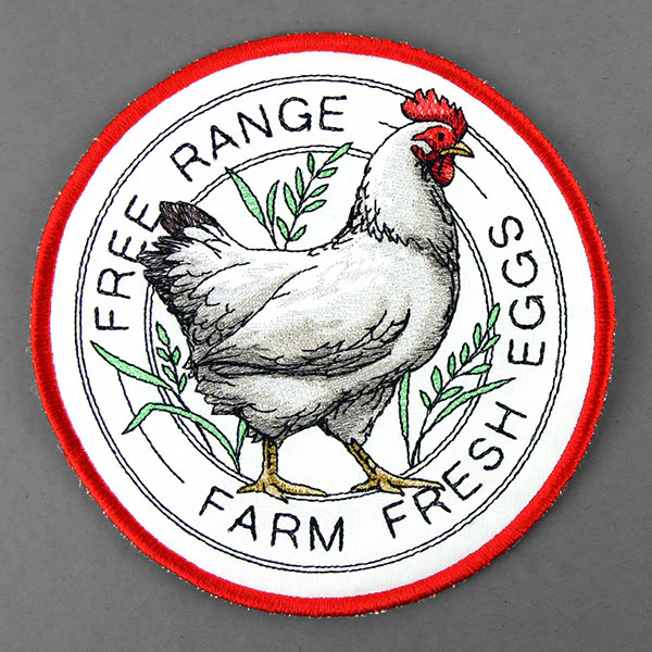 Farm Fresh Eggs Chicken Trivet (In-the-Hoop) - Image 7