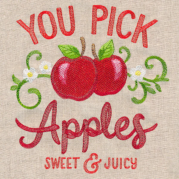 Farm Fresh Sign - Apples - Image 2
