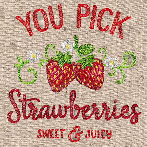 Farm Fresh Sign - Strawberries - Image 3