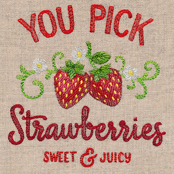 Farm Fresh Sign - Strawberries - Image 4