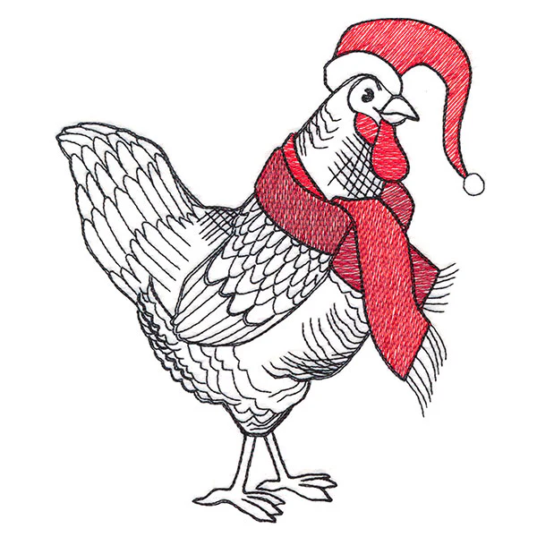 Farm Fun Christmas Chicken - Image 2