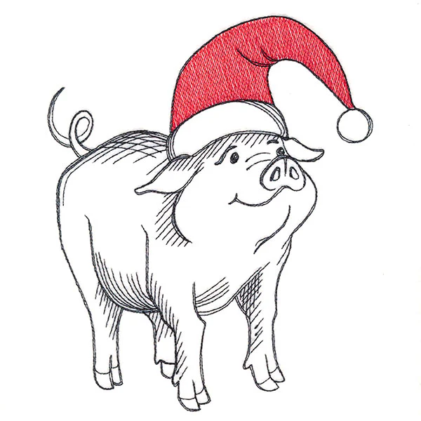 Farm Fun Christmas Pig - Image 4