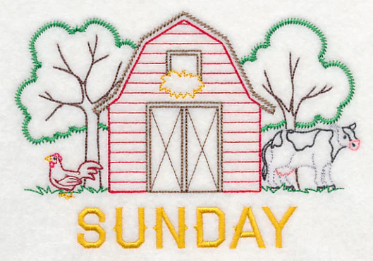 Farm Life Sunday (Vintage) - Image 3