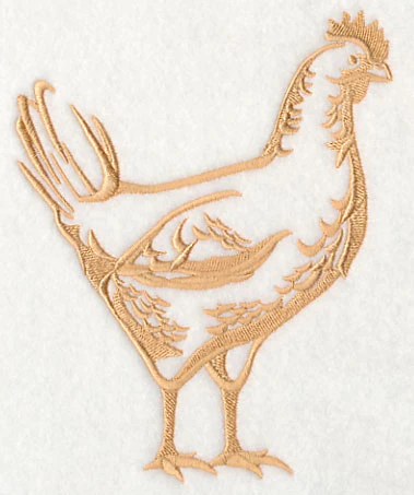 Farm Silhouette Hen - Image 2