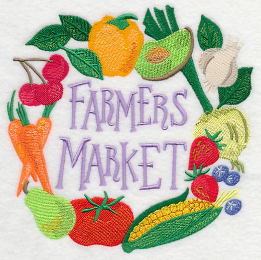Farmers Market Vegetables in Watercolor - Image 2