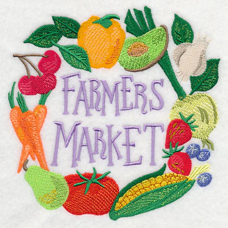 Farmers Market Vegetables in Watercolor - Image 3