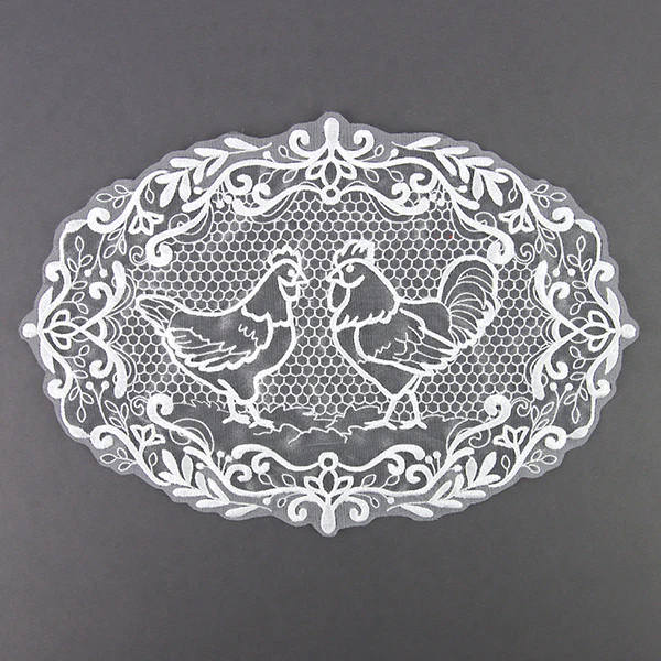 Farmhouse Chicken Doily (Organza) - Image 7