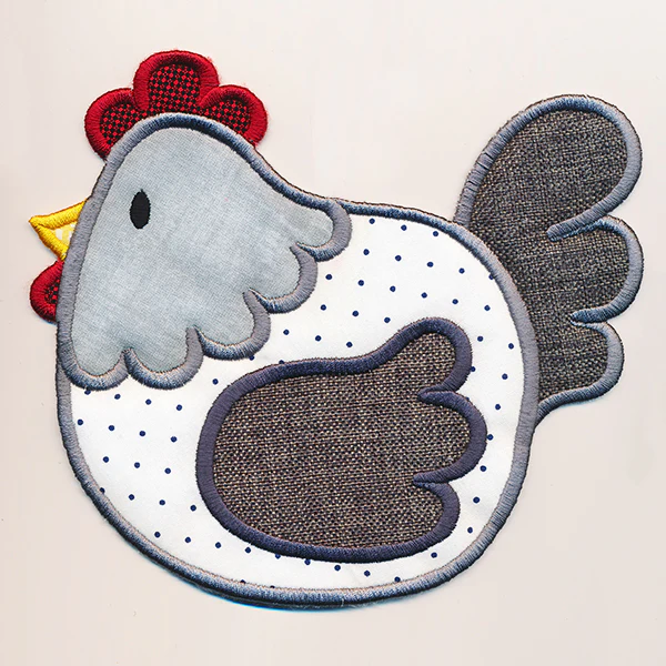 Farmhouse Chicken Trivet (In-the-Hoop) - Image 3