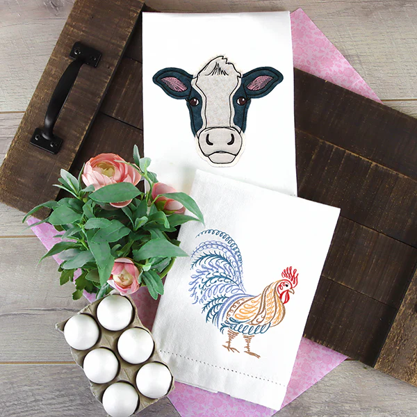 Farmhouse Cow (Crafty Cut Applique) - Image 4