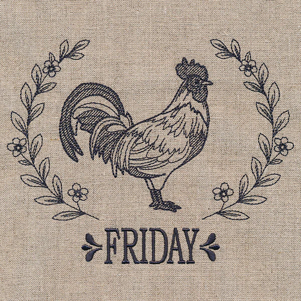 Farmhouse Rooster on Friday - Image 3