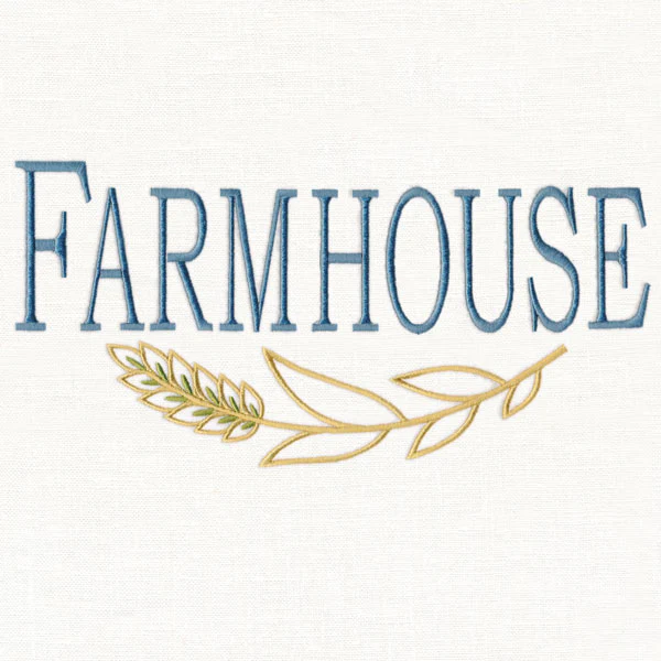 Farmhouse with Wheat