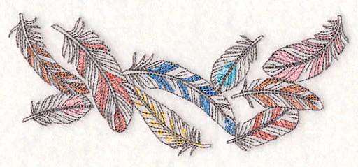 Fashionable Feathers Horizontal Spray - Image 4