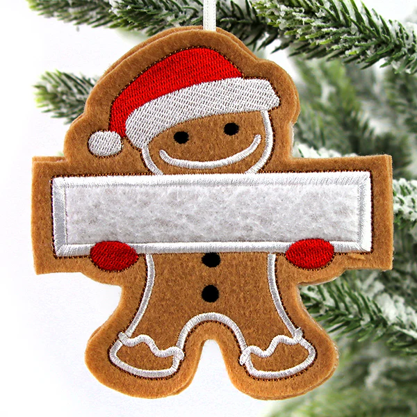 Father Gingerbread Ornament (In-the-Hoop) - Image 5