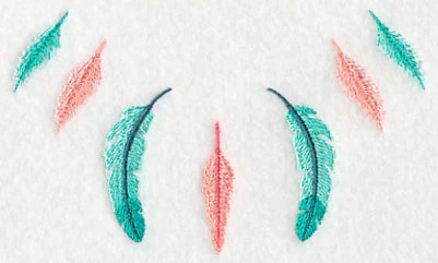 Feather Neckline (V-Neck) - Image 3