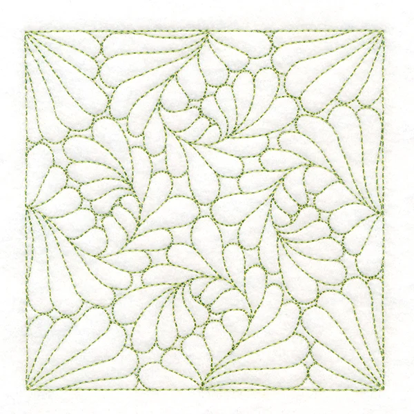 Feather Quilting Square 2 (Double Run) - Image 5
