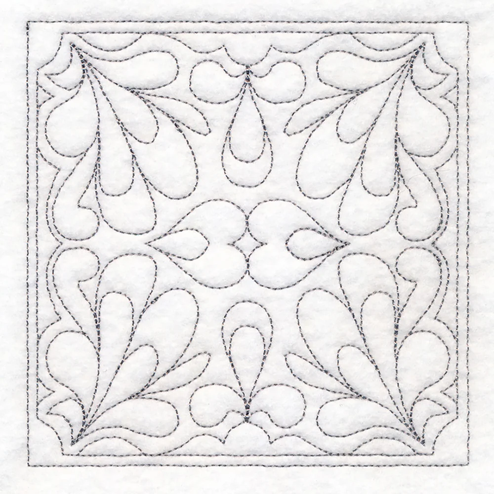 Feather Quilting Square - Image 4