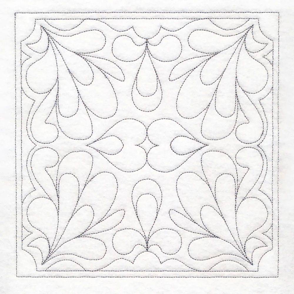 Feather Quilting Square - Image 5