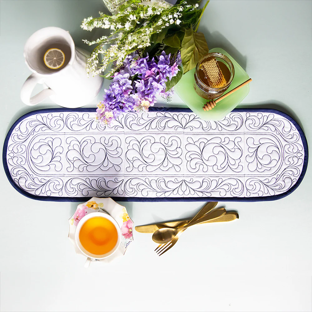 Feather Quilting Table Runner Set - Image 3