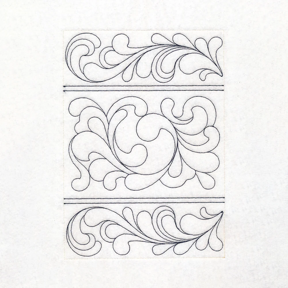 Feather Quilting Table Runner Set - Image 5
