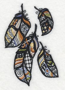 Feathered Flair (Blackwork) - Image 5