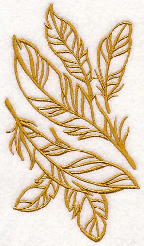 Feathers (Goldwork) - Image 4