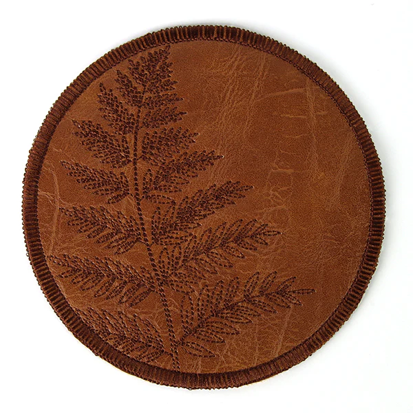 Fern Leaf Coaster (In-the-Hoop) - Image 4