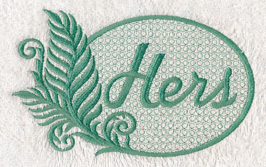 Ferns - Hers (Embossed) - Image 3