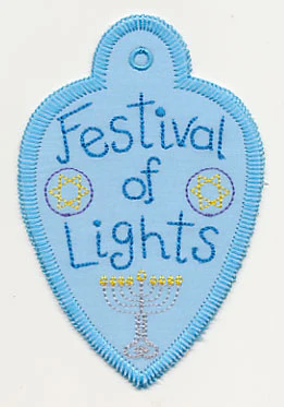 Festival of Lights Gift Tag (In-the-Hoop) - Image 3