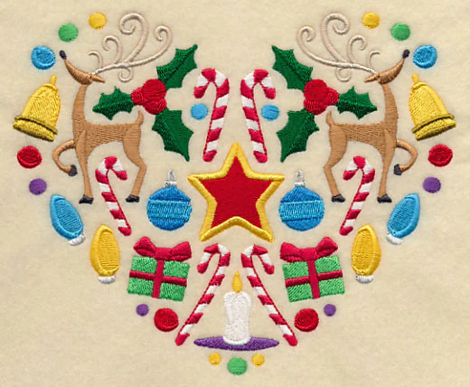 Festive Christmas Heart - Star - Image 2