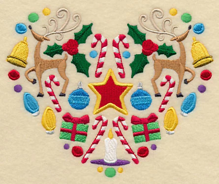 Festive Christmas Heart - Star - Image 3