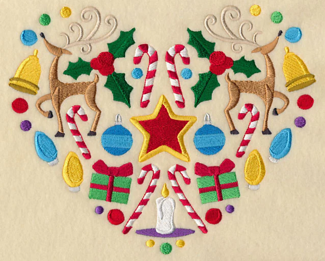 Festive Christmas Heart - Star - Image 5