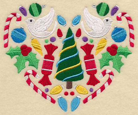 Festive Christmas Heart - Tree - Image 3