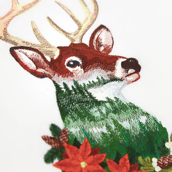 Festive Deerscape in Watercolor - Image 6