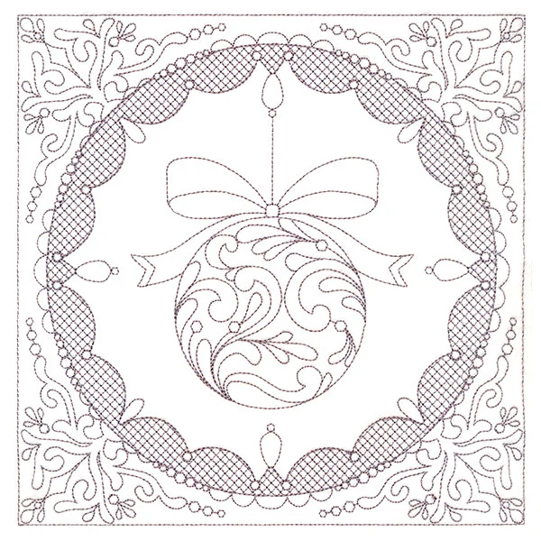 Festive Elegance - Ornament (Trapunto) - Image 6