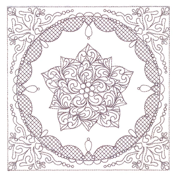 Festive Elegance - Poinsettia (Trapunto) - Image 3