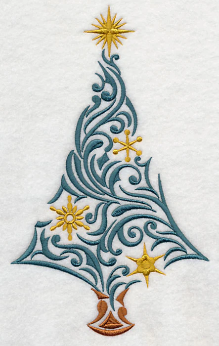 Festive Filigree Christmas Tree 4 - Image 5