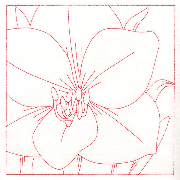 Festive Florals Quilting - Amaryllis (Double Run) - Image 6